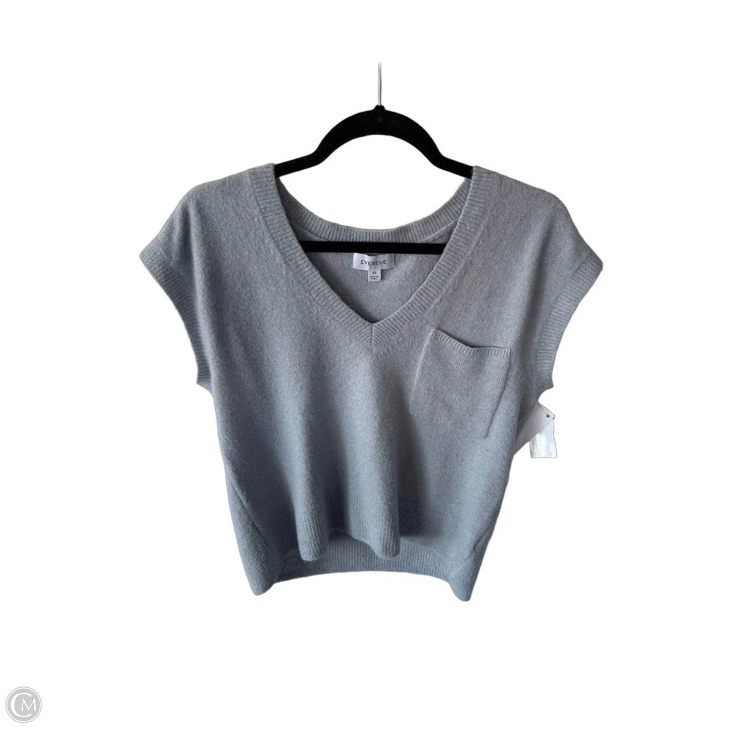 Vest Sweater By Evereve In Blue, Size: Xs