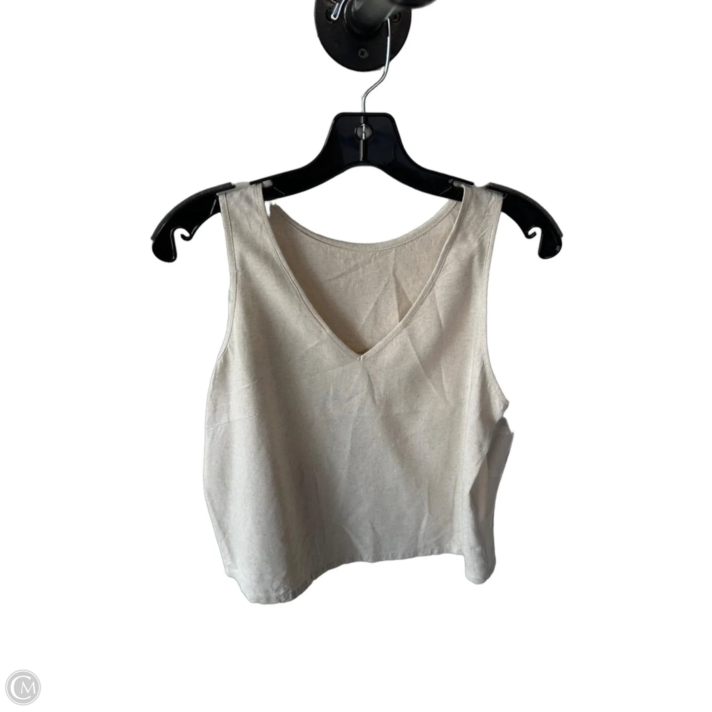 Top Sleeveless Basic By Cmf In Tan, Size: Xs
