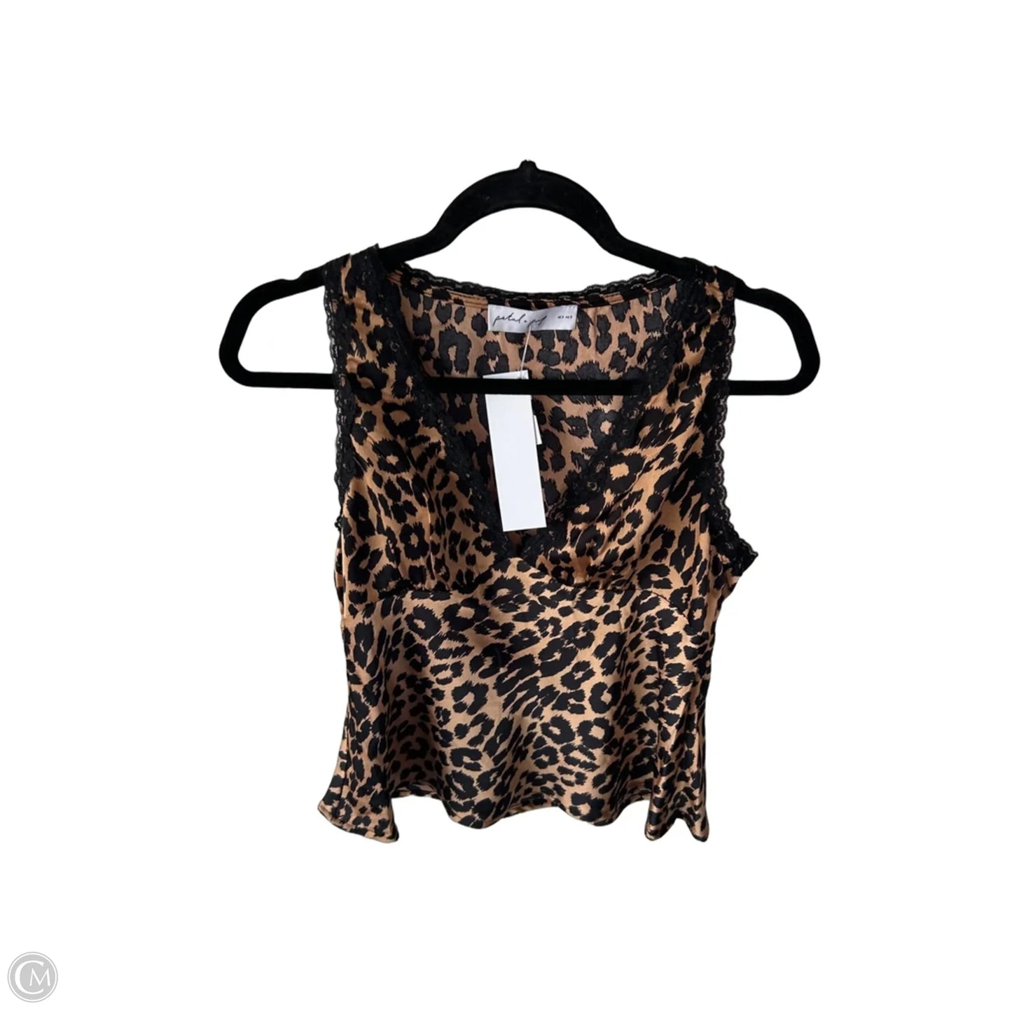 Top Sleeveless By Petal & Pup In Animal Print, Size: S
