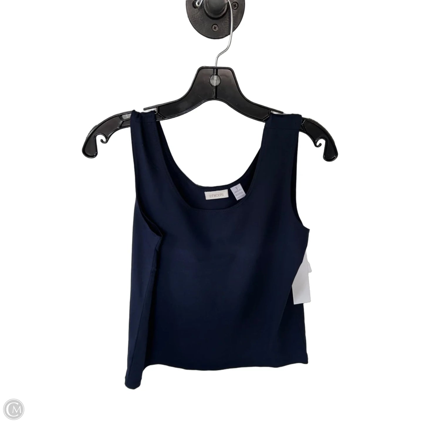 Top Sleeveless Basic By Chicos In Blue, Size: M
