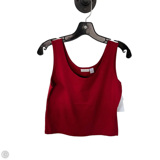 Top Sleeveless Basic By Chicos In Red, Size: M