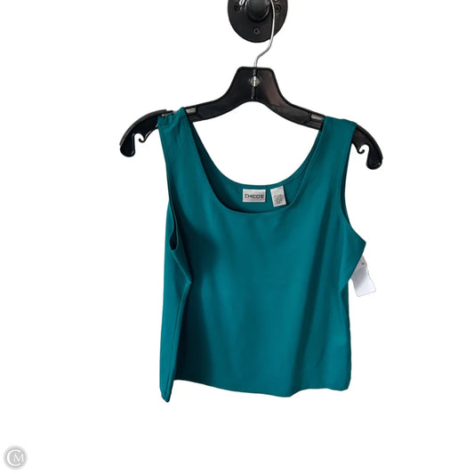 Top Sleeveless Basic By Chicos In Blue, Size: M