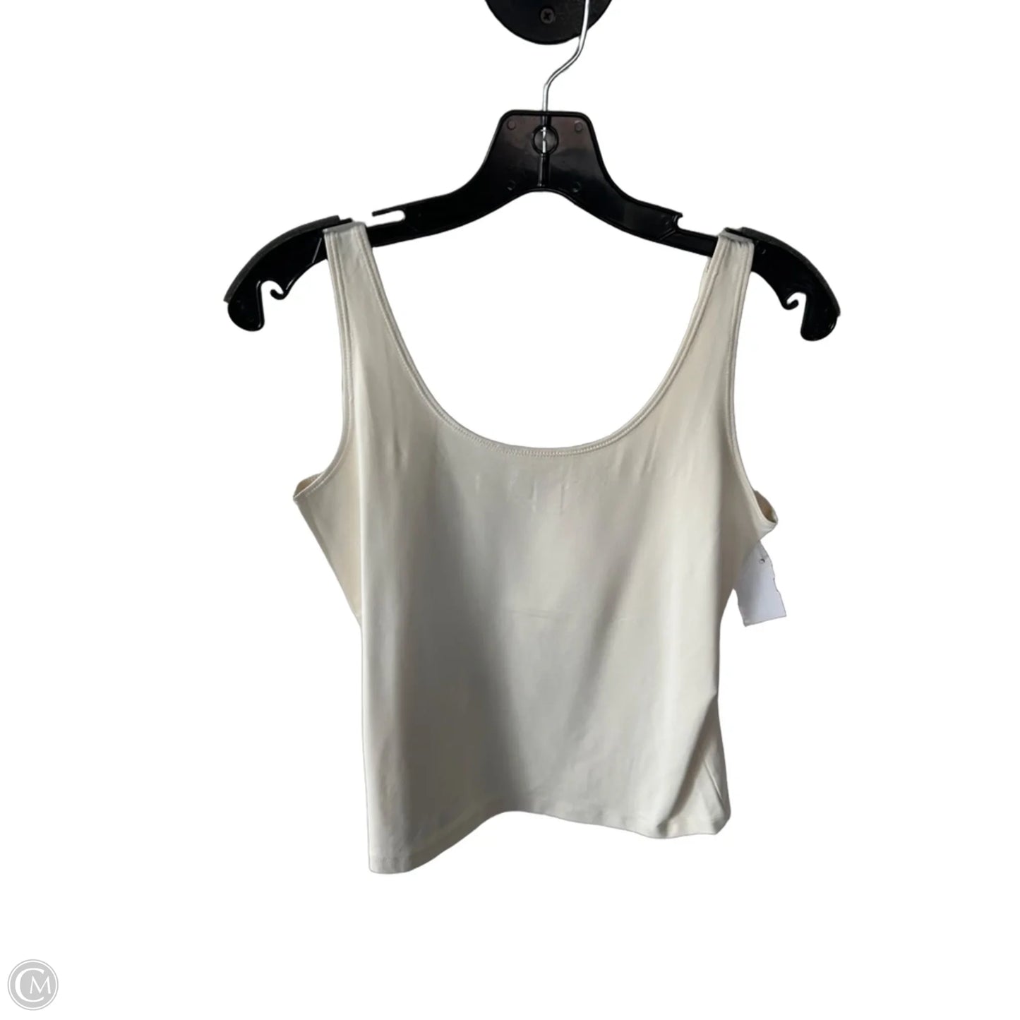 Top Sleeveless Basic By Chicos In White, Size: M