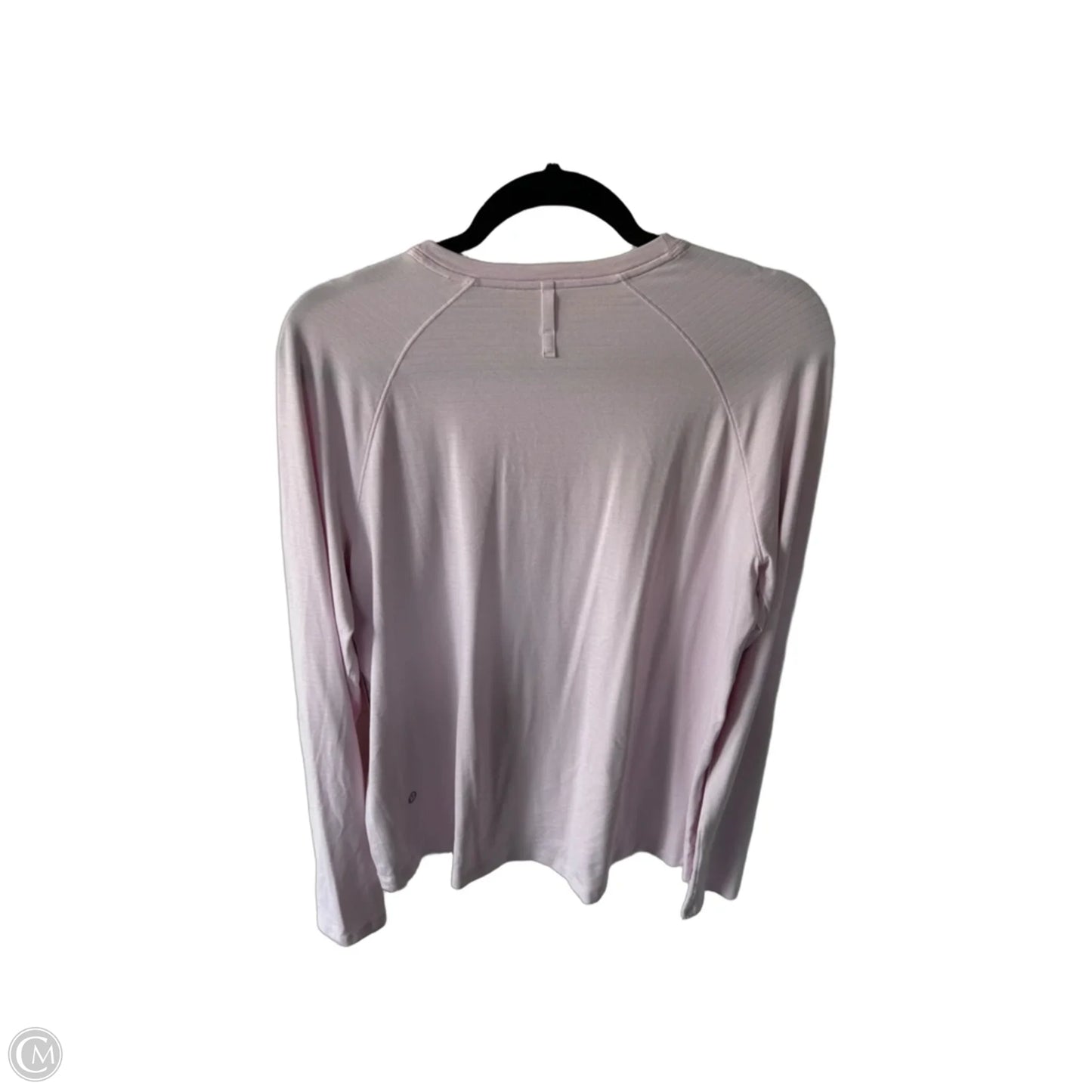 Athletic Top Long Sleeve Crewneck By Lululemon In Pink, Size: M