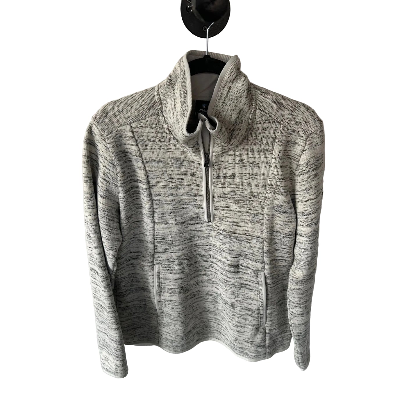 Jacket Fleece By Kuhl In Cream & Grey, Size: L