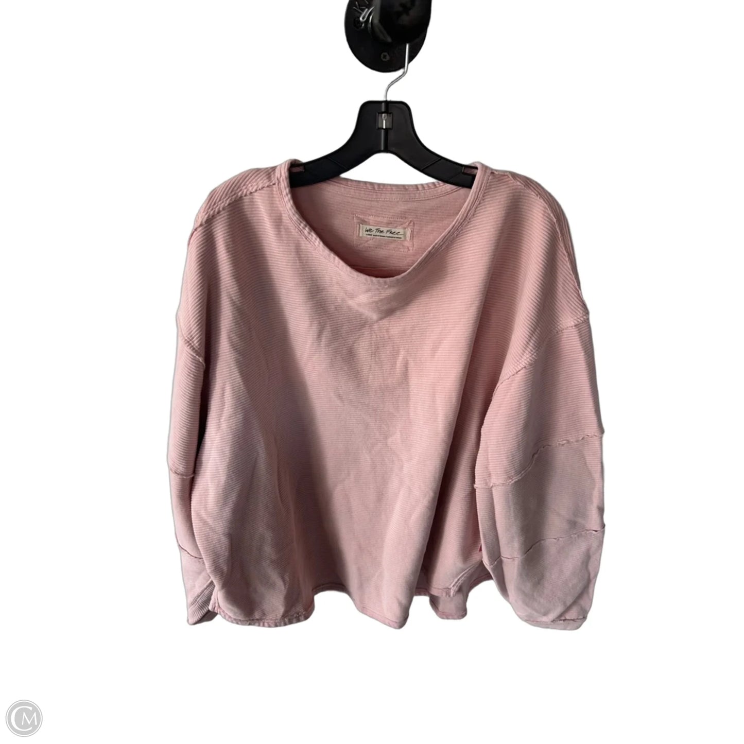 Top Long Sleeve By We The Free In Pink, Size: L