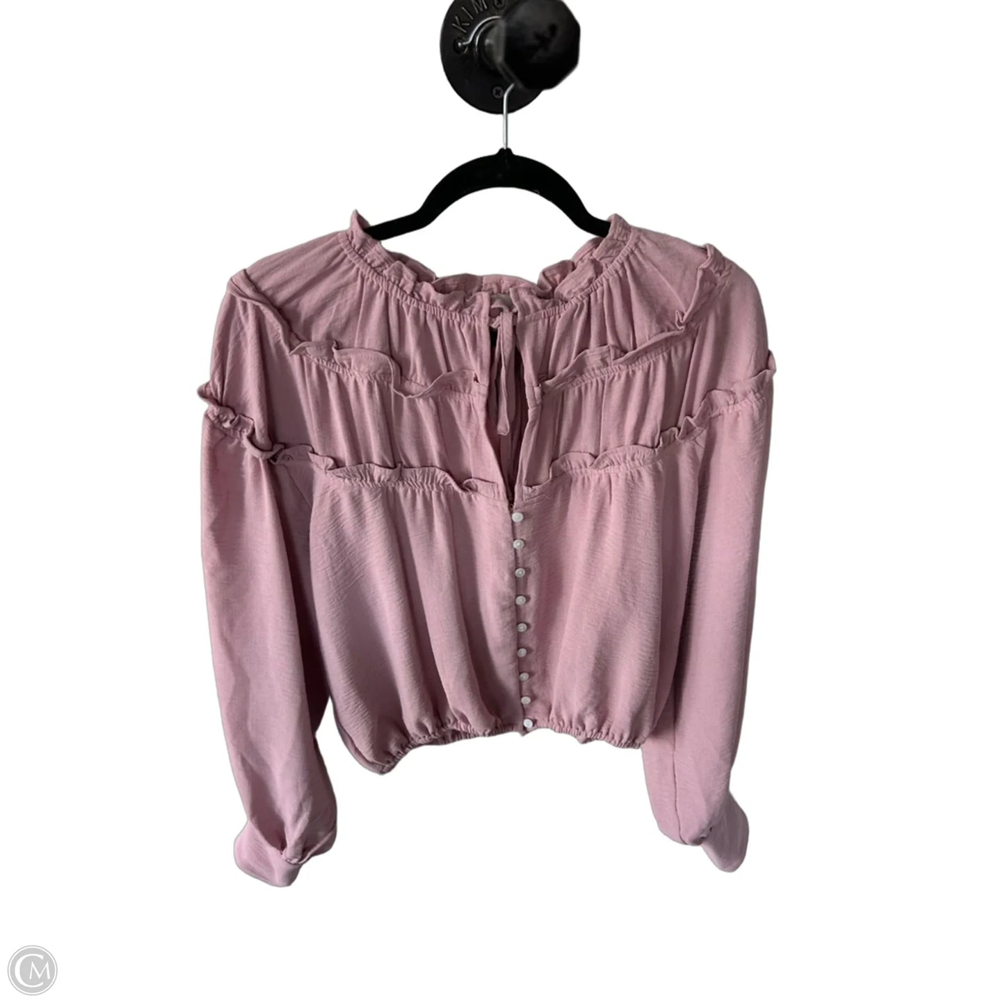 Top 3/4 Sleeve By Bishop + Young In Pink, Size: S