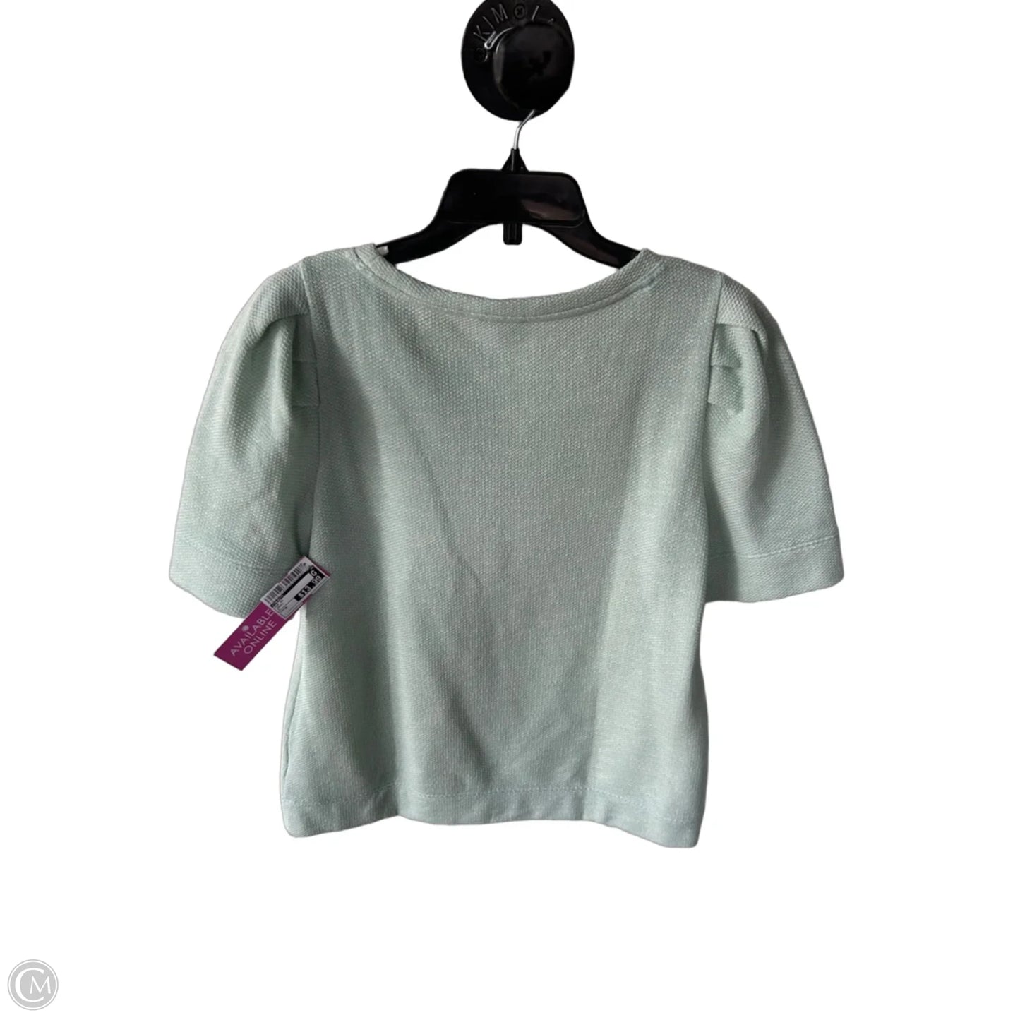 Top Short Sleeve By Talbots In Green, Size: M