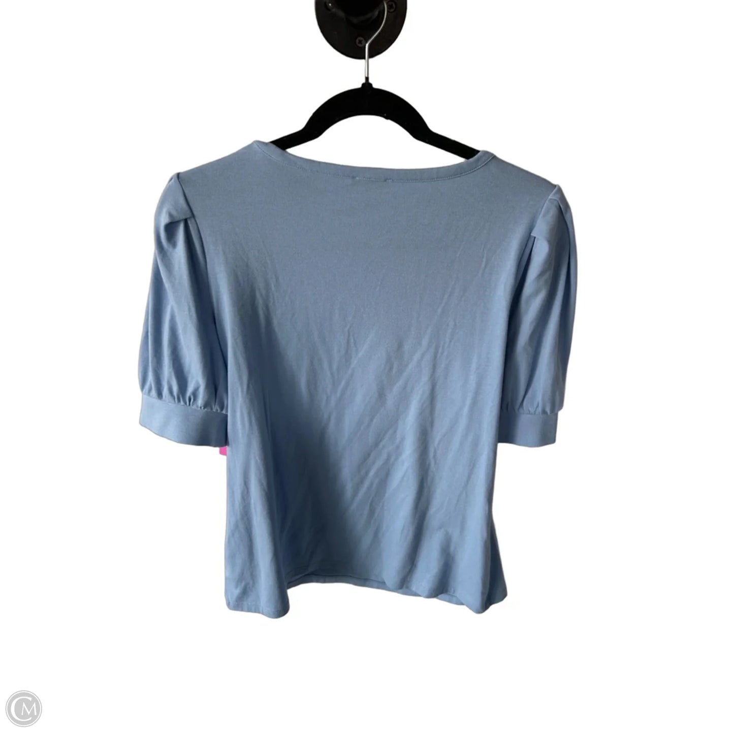 Top Short Sleeve By Talbots In Blue, Size: S