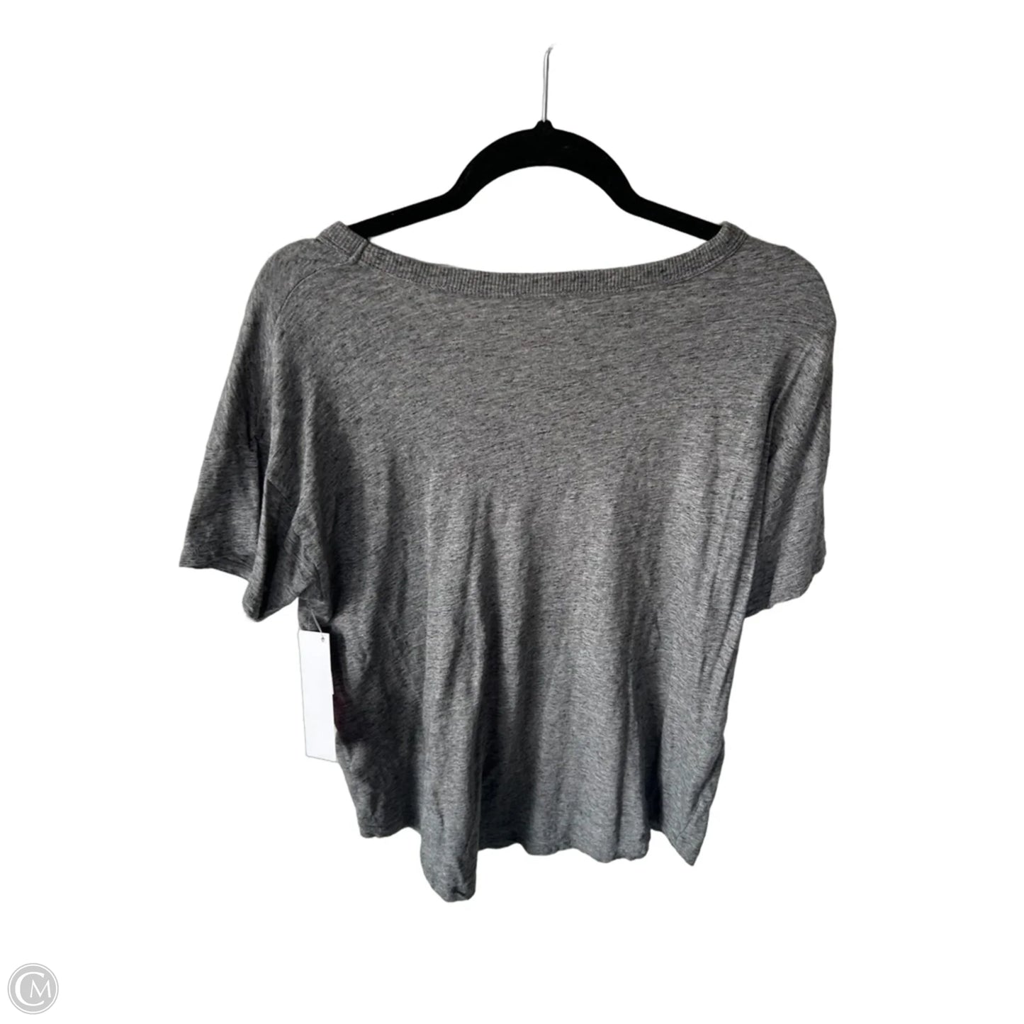 Top Short Sleeve Basic By Madewell In Grey, Size: Xl