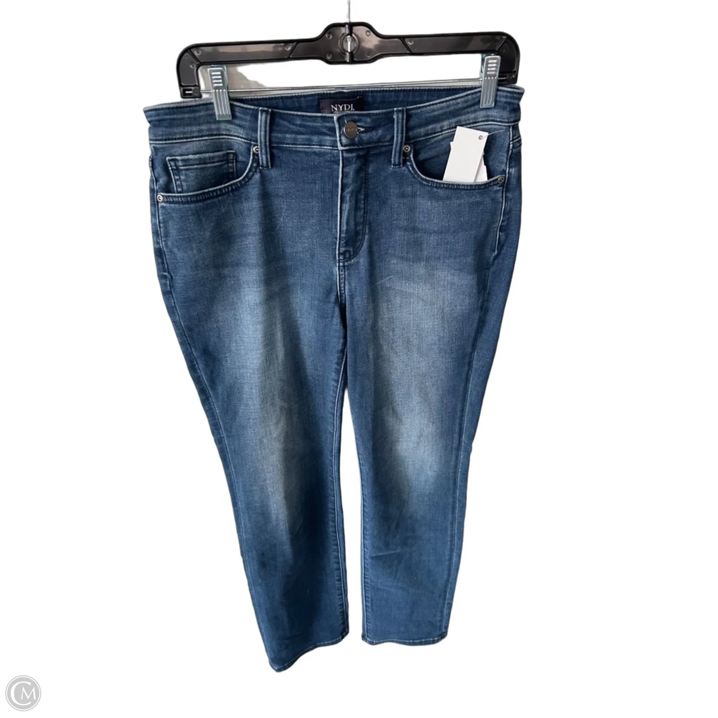 Jeans Straight By Not Your Daughters Jeans In Blue Denim, Size: 6