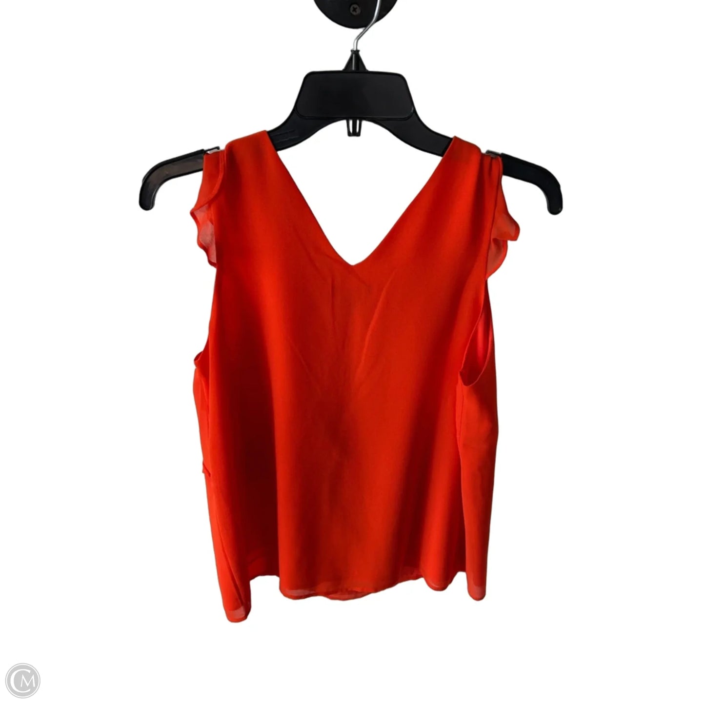 Top Sleeveless By Halogen In Orange, Size: M