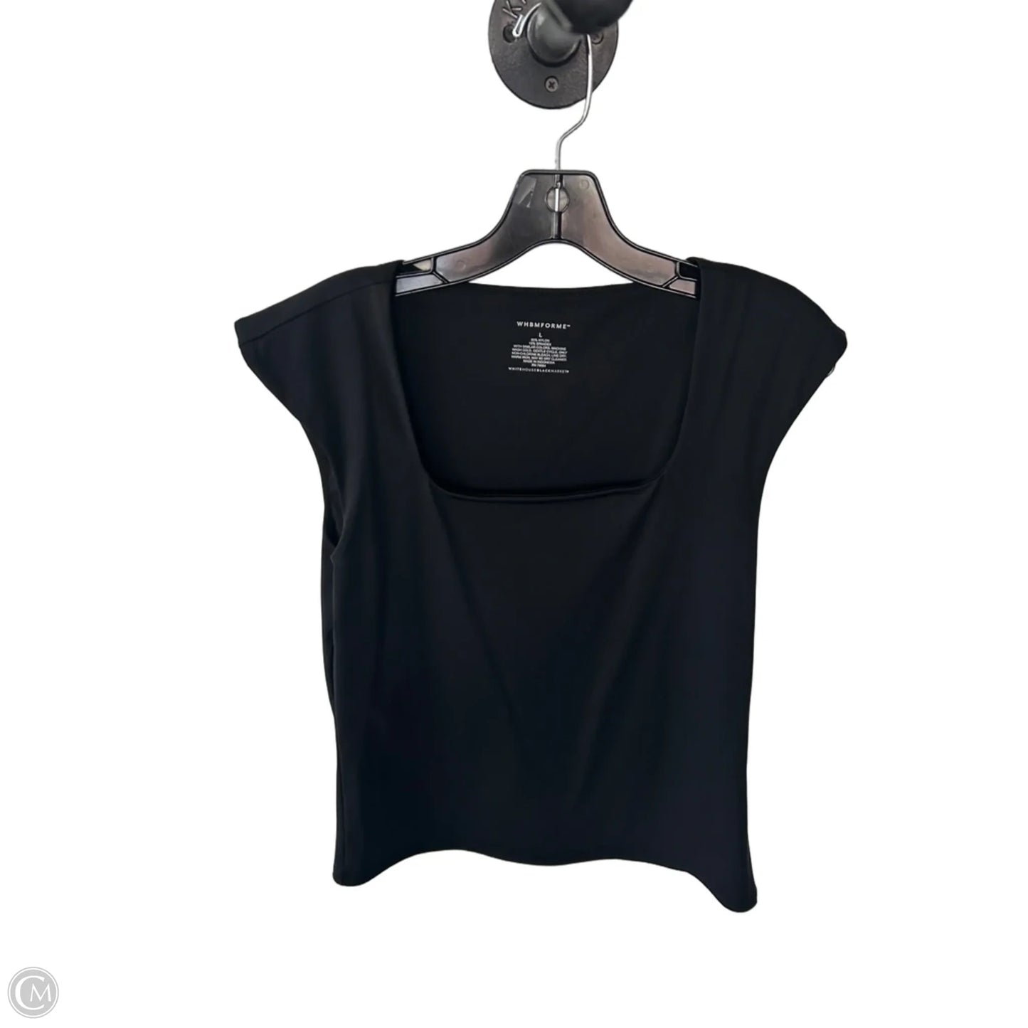 Top Sleeveless Basic By White House Black Market In Black, Size: L