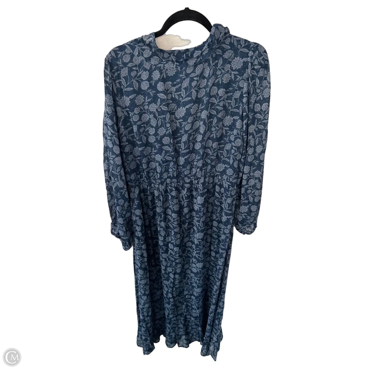 Dress Casual Maxi By Promesa In Blue, Size: L