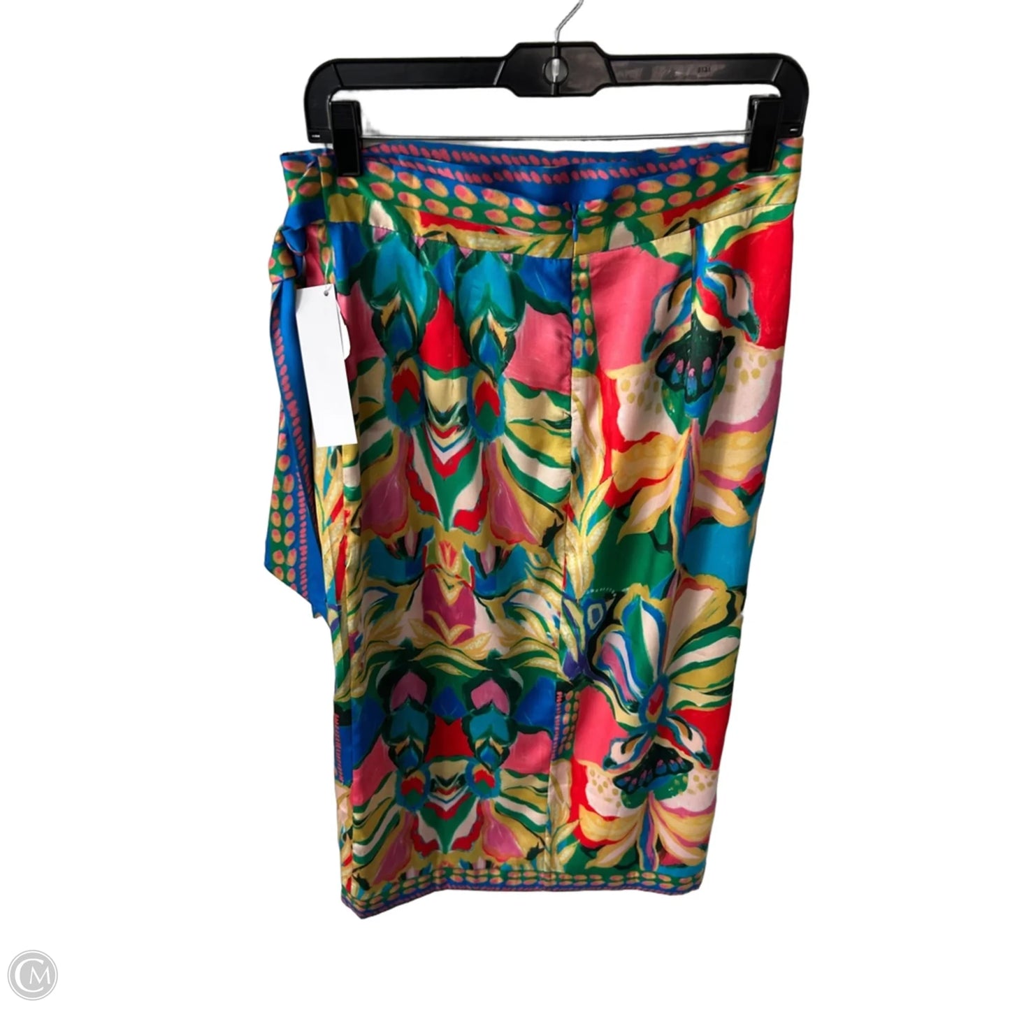 Skirt Midi By Elie Tahari In Blue & Green, Size: 10