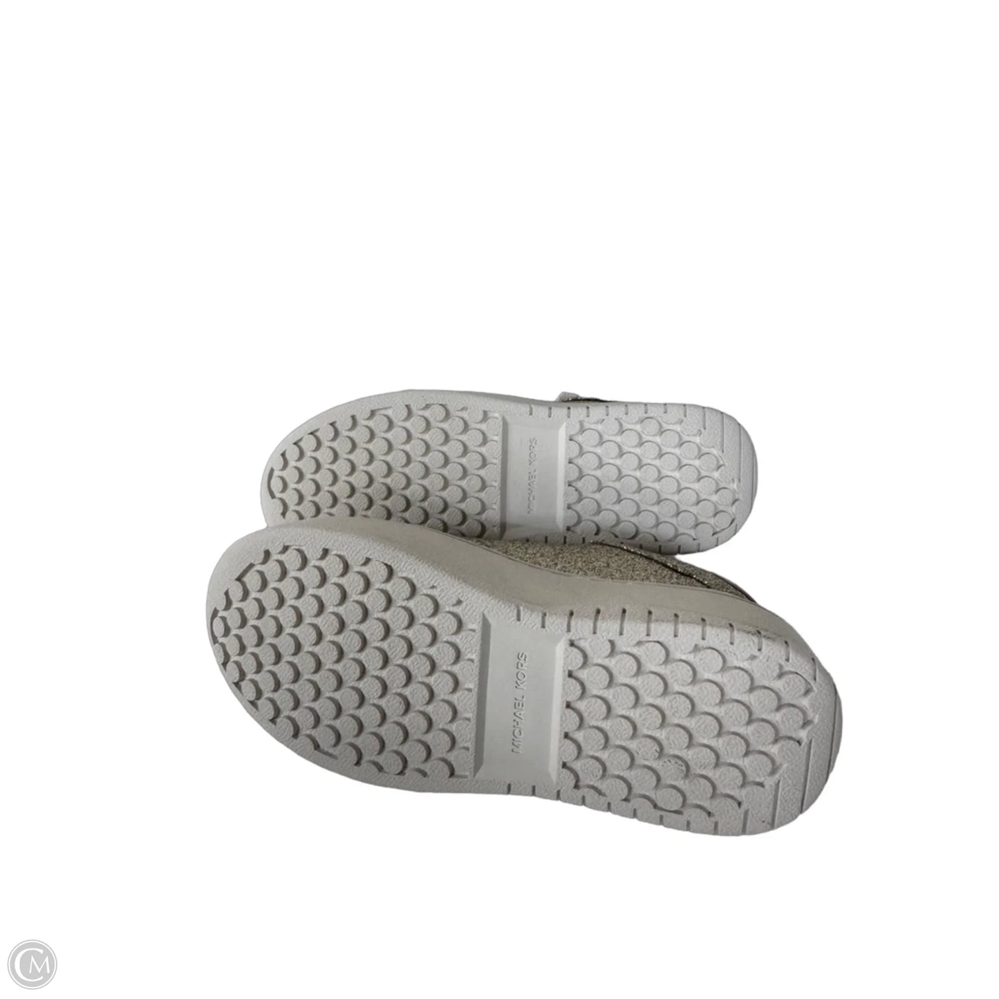 Shoes Sneakers By Michael By Michael Kors In Gold & White, Size: 5