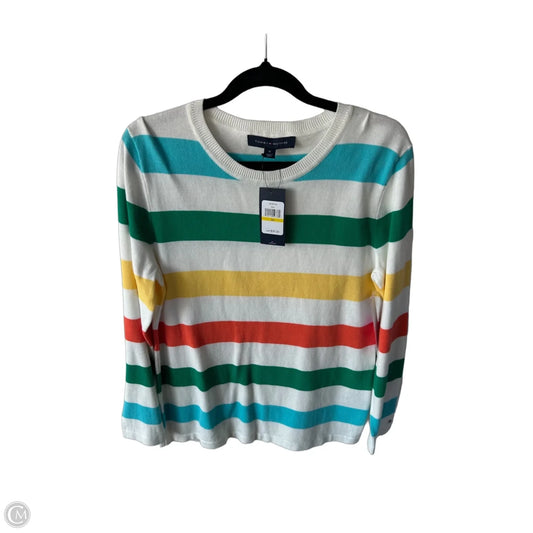 Sweater By Tommy Hilfiger In Striped Pattern, Size: M