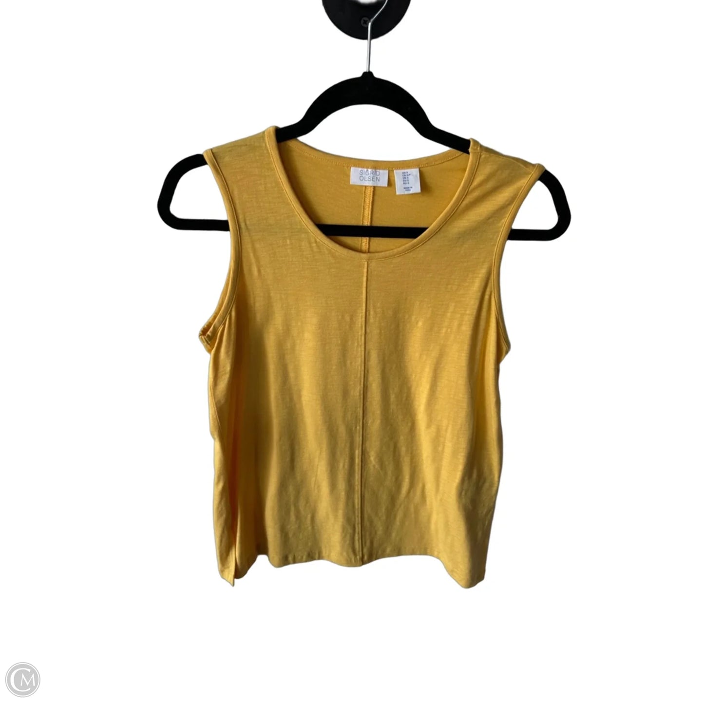 Top Sleeveless Basic By Sigrid Olsen In Yellow, Size: S