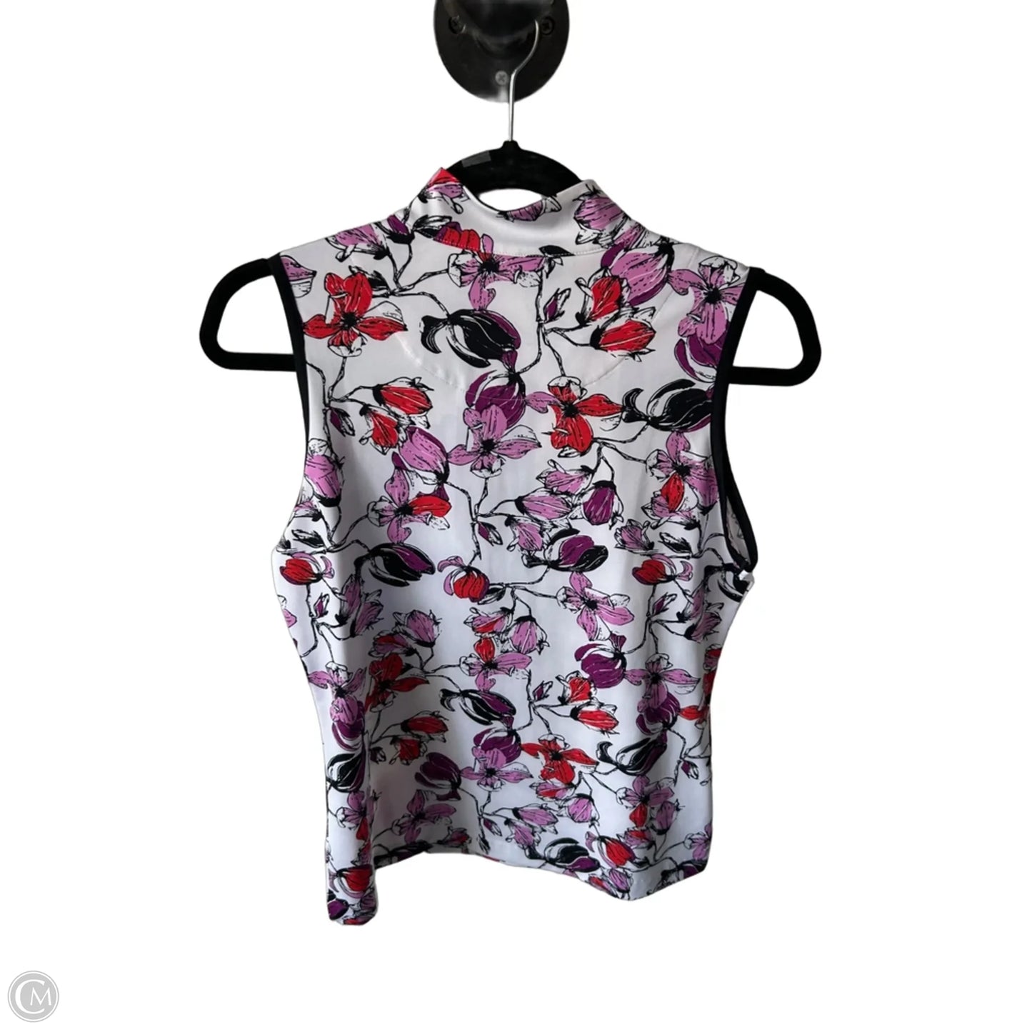 Athletic Tank Top By Tail In Purple & White, Size: S