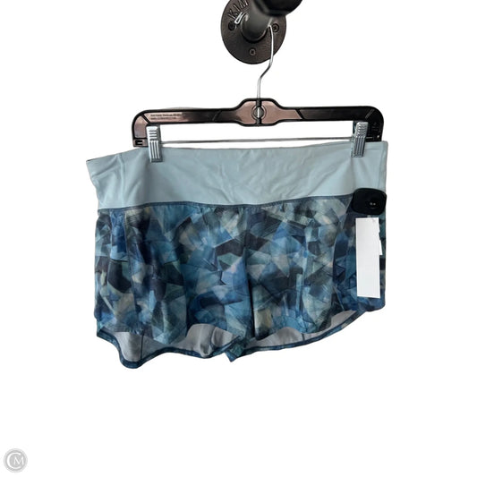 Athletic Shorts By Lululemon In Blue, Size: 12