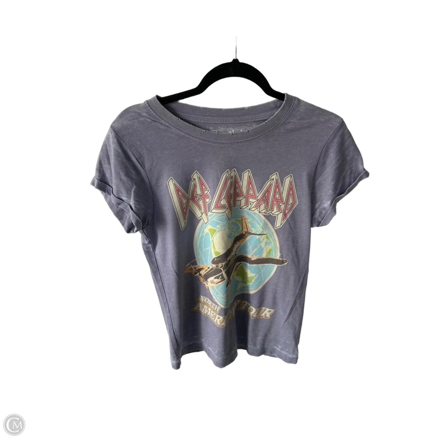 Top Short Sleeve By Cmc In Purple, Size: Xs