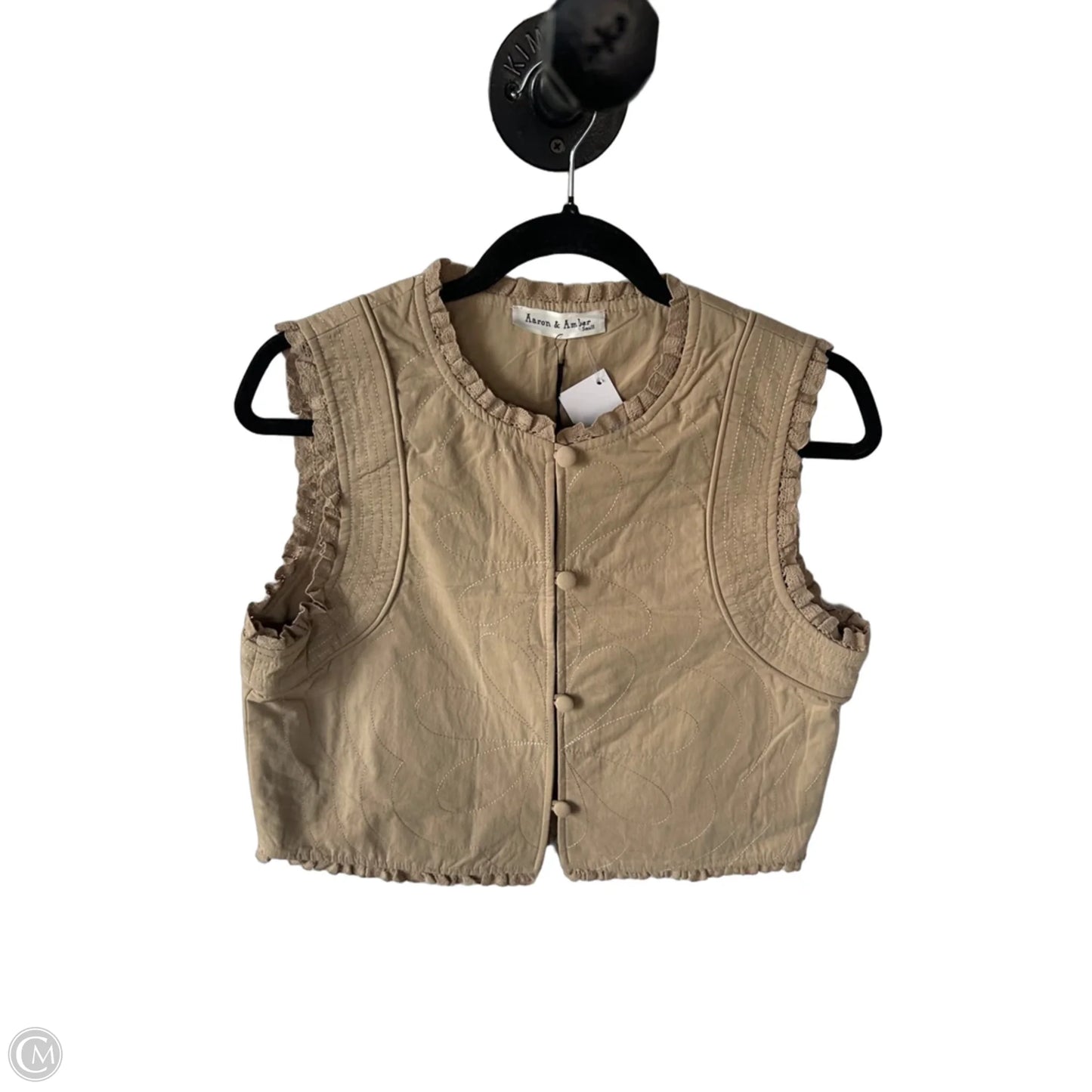Vest Other By Cmc In Tan, Size: S