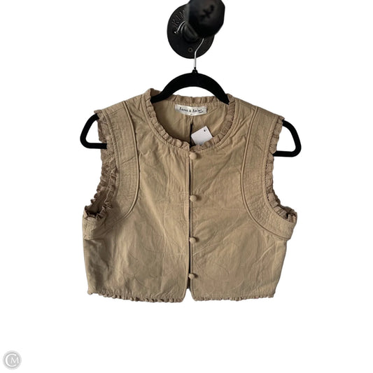 Vest Other By Cmc In Tan, Size: S