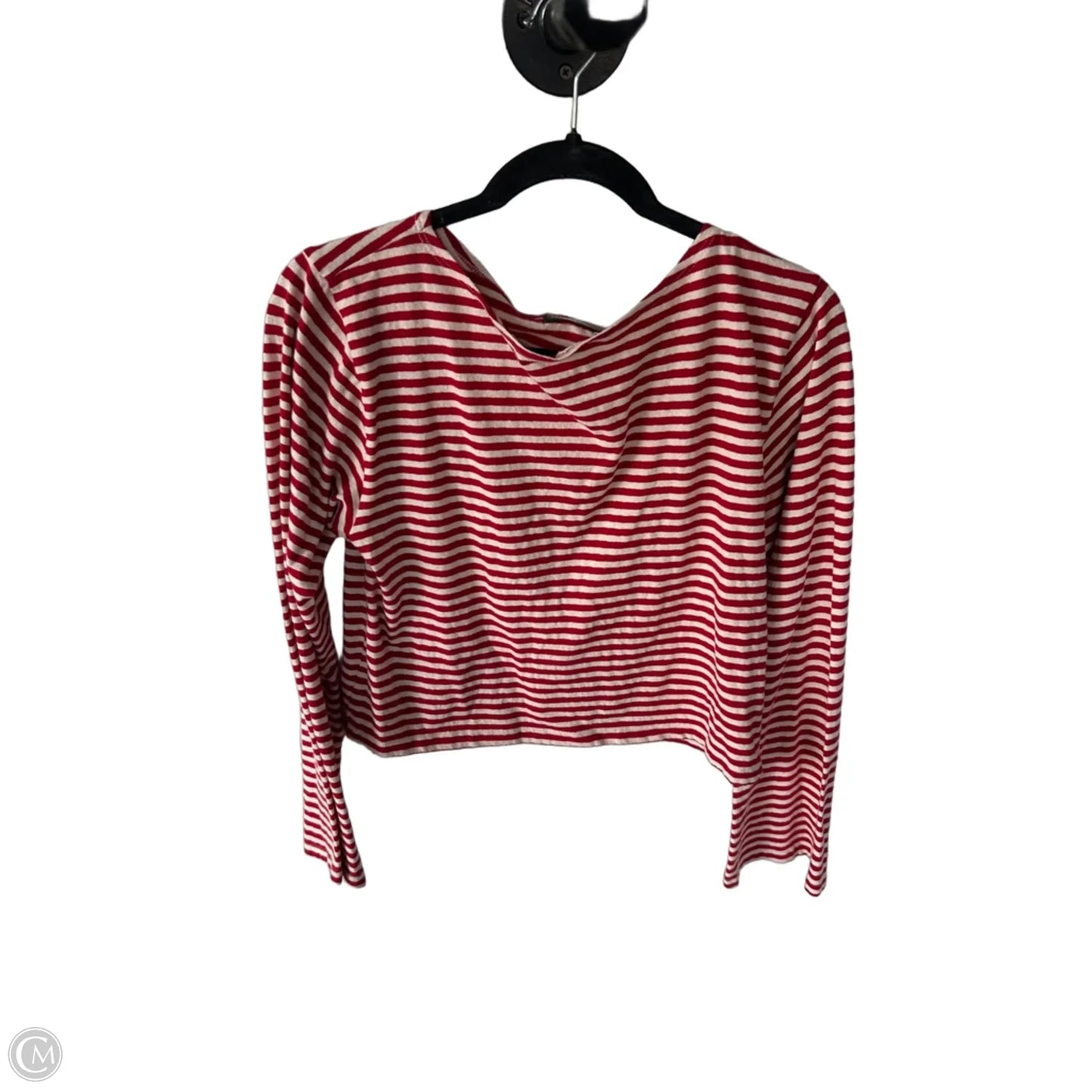 Top Long Sleeve By Mother In Red & Tan, Size: S