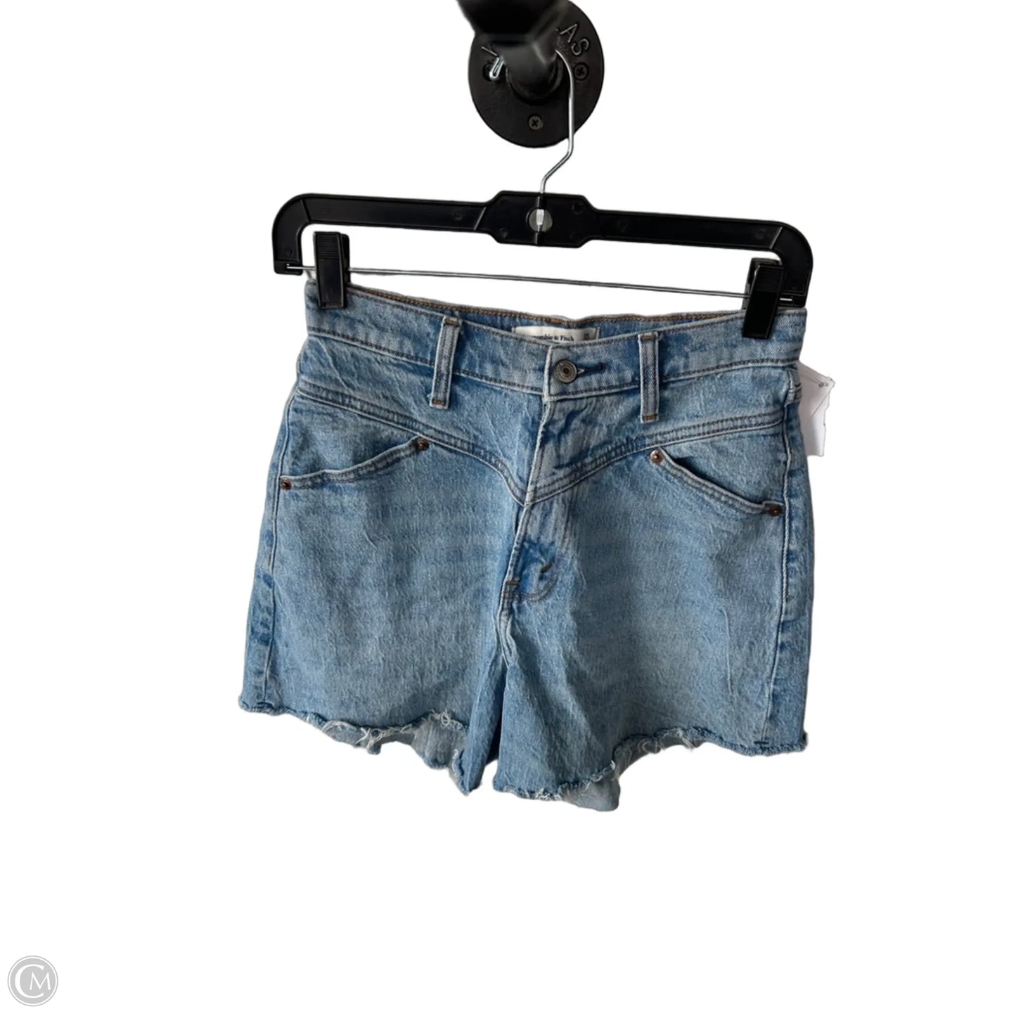 Shorts By Abercrombie And Fitch In Blue Denim, Size: 0