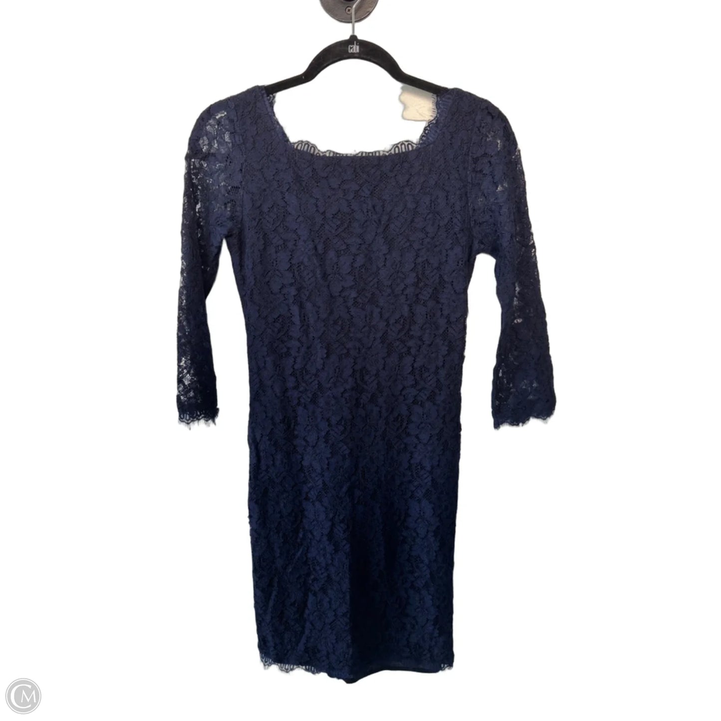 Dress Designer By Diane Von Furstenberg In Blue, Size: Xs