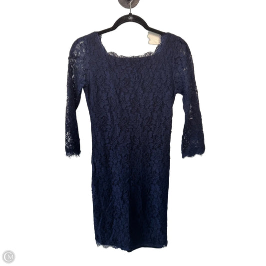 Dress Designer By Diane Von Furstenberg In Blue, Size: Xs