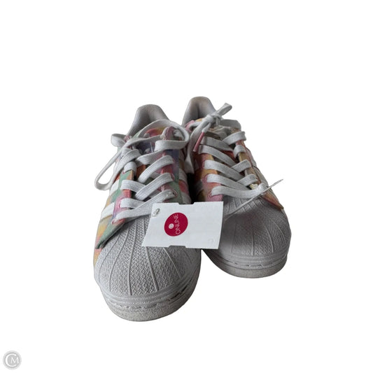 Shoes Sneakers By Adidas In Tie Dye Print, Size: 7.5