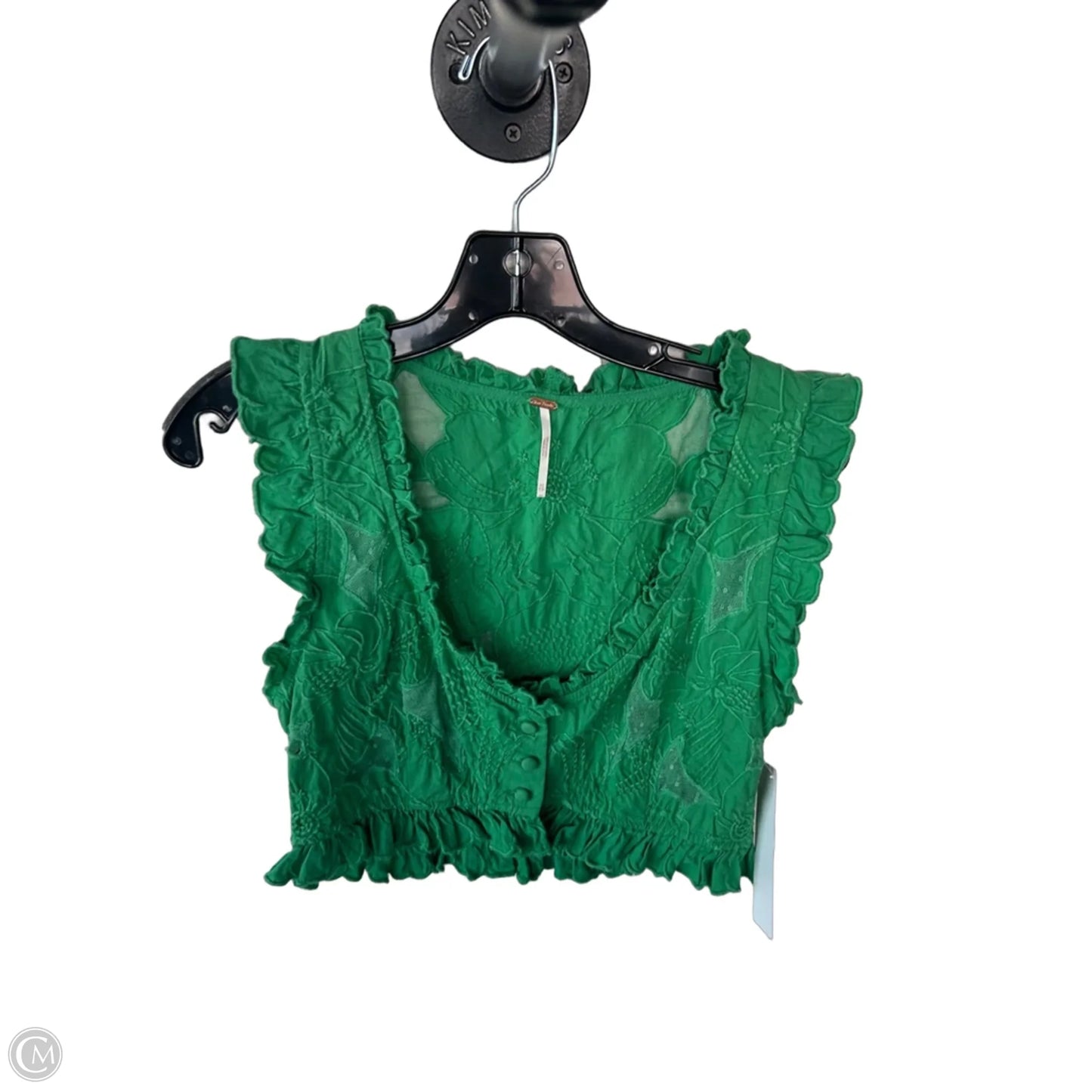 Top Short Sleeve By Free People In Green, Size: Xs