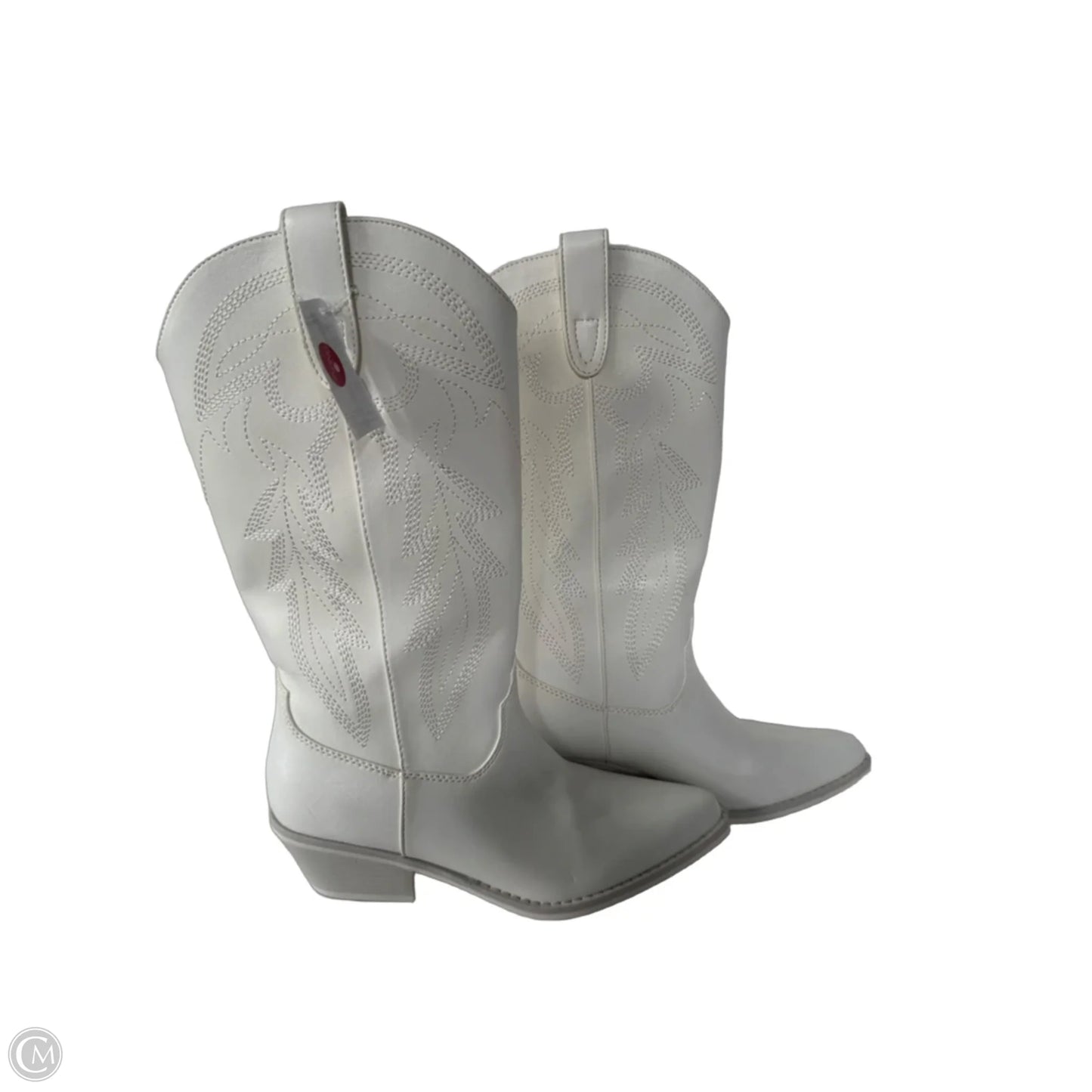 Boots Western By Madden Girl In White, Size: 6