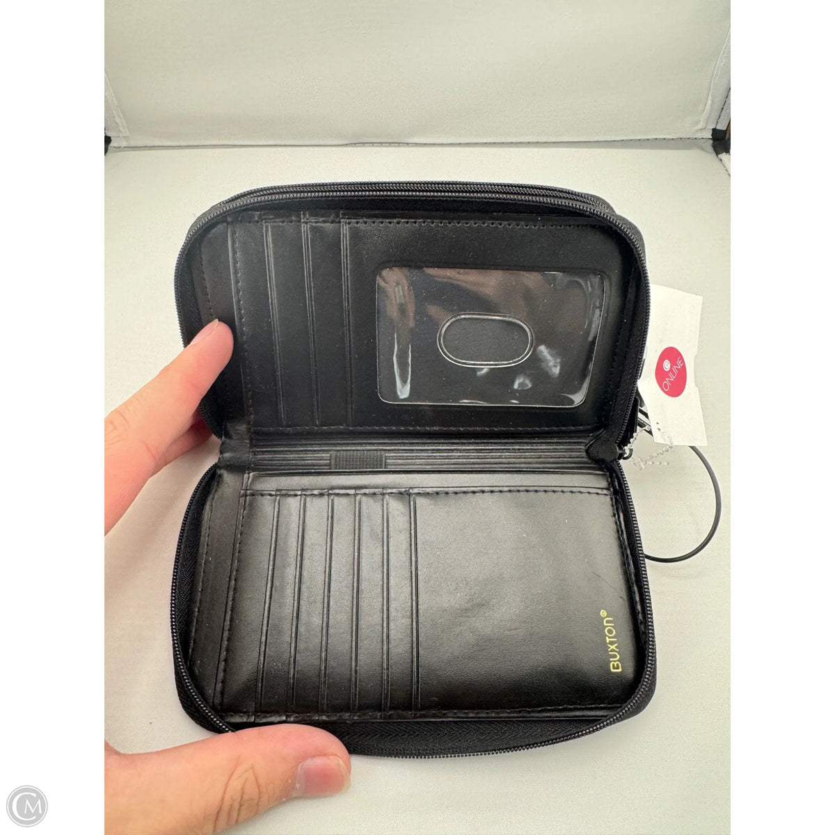 Wallet Leather By Buxton, Size: Medium