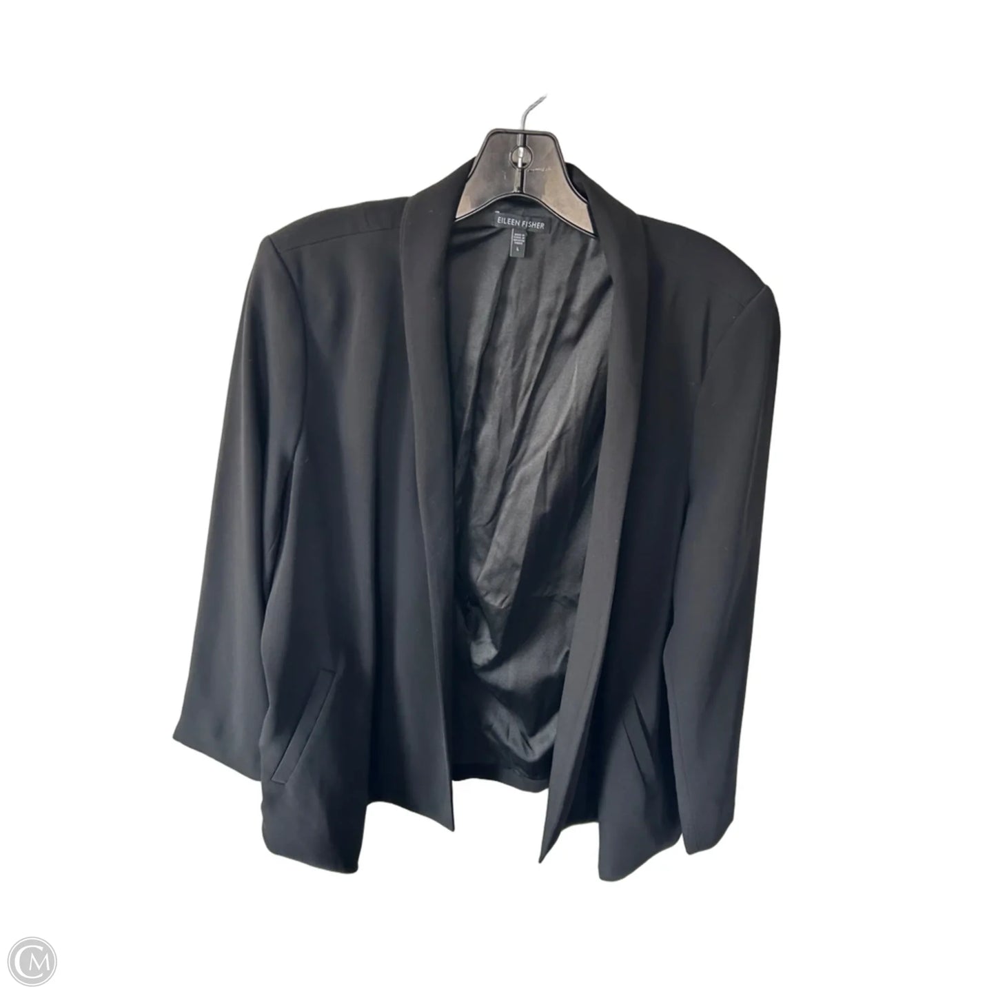 Blazer By Eileen Fisher In Black, Size: L
