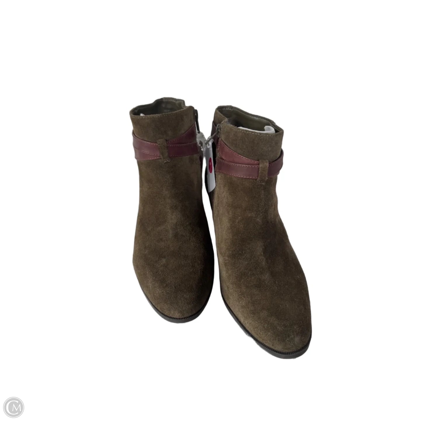 Boots Ankle Heels By Alex Marie In Green, Size: 9