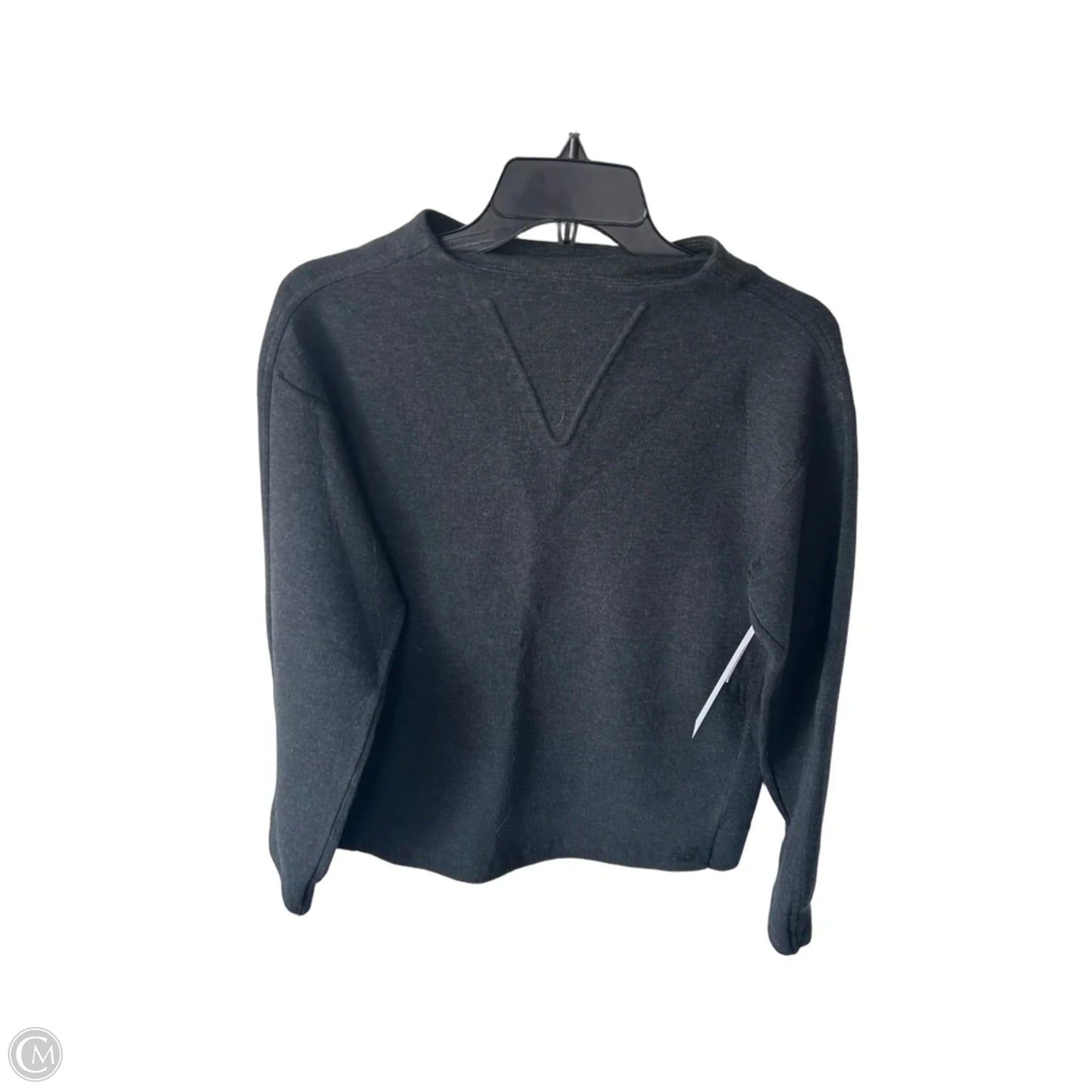 Athletic Sweatshirt Crewneck By New Balance In Grey, Size: S