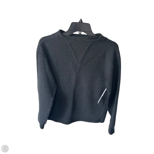 Athletic Sweatshirt Crewneck By New Balance In Grey, Size: S
