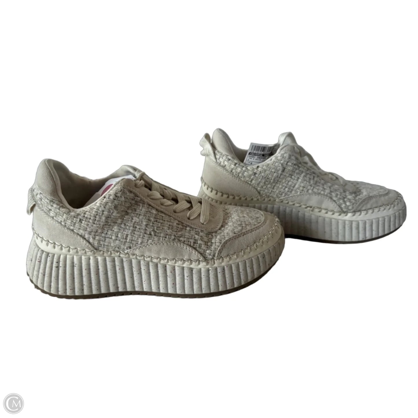 Shoes Sneakers By Universal Thread In Tan & White, Size: 8