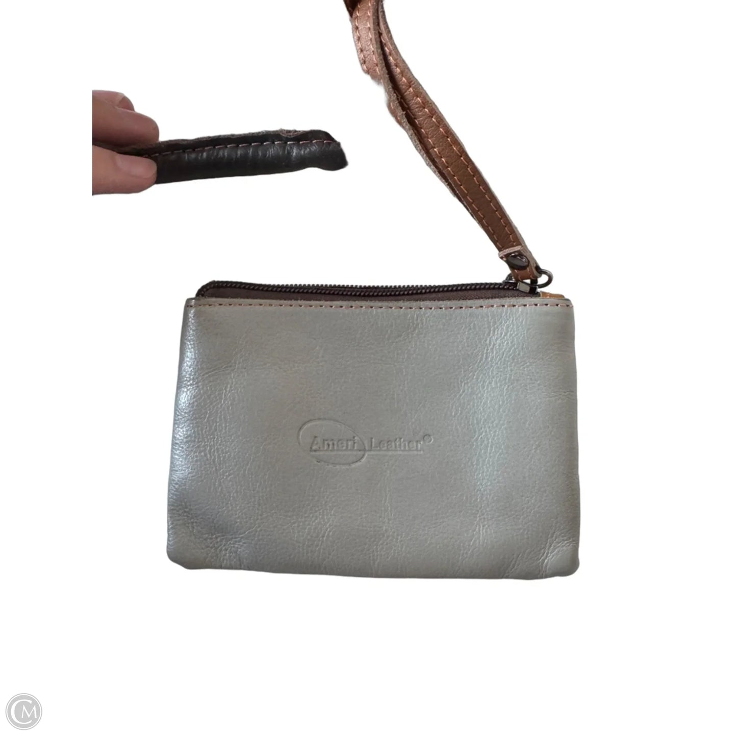 Tote Leather By Clothes Mentor, Size: Large