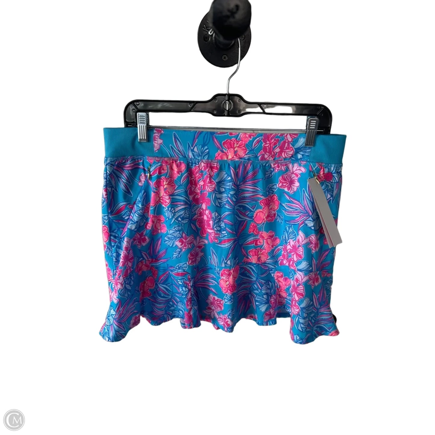 Skort Designer By Lilly Pulitzer In Blue & Pink, Size: L