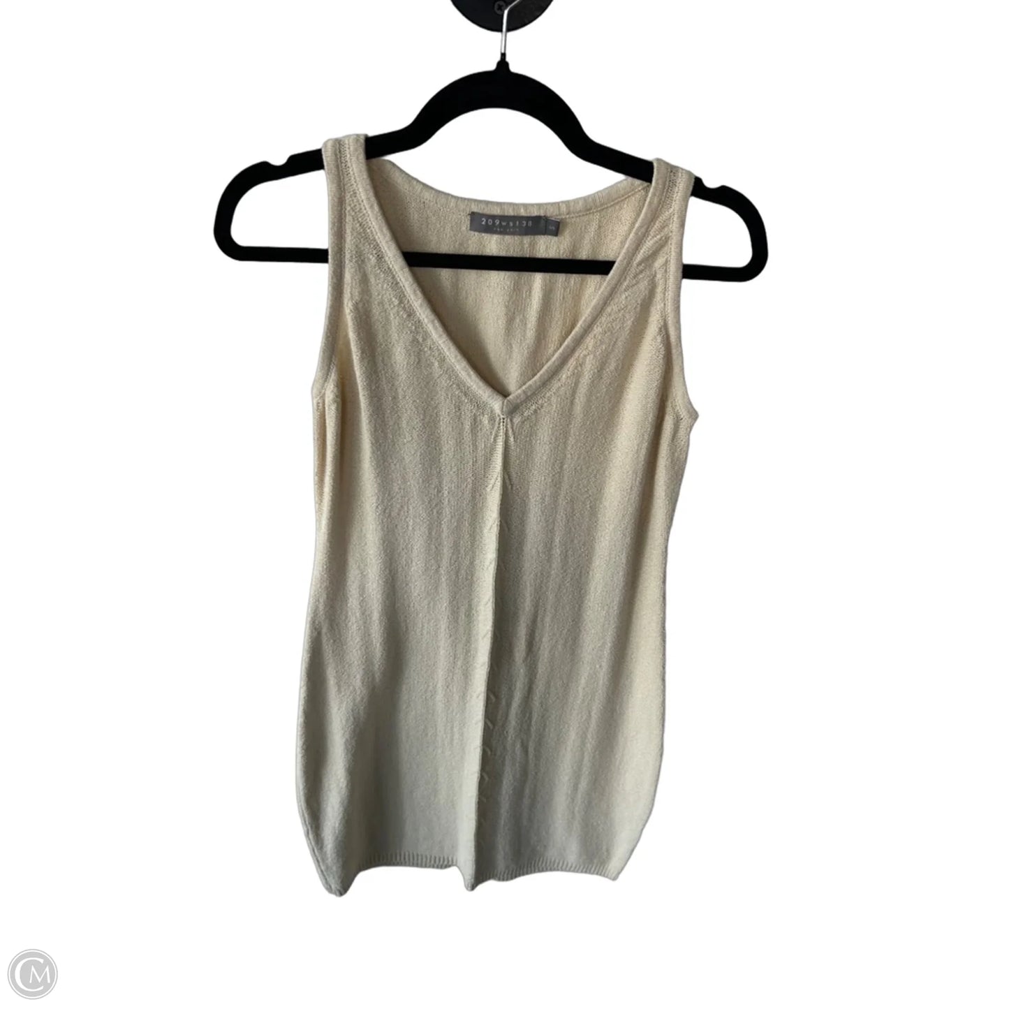 Dress Sweater By Clothes Mentor In Cream, Size: S