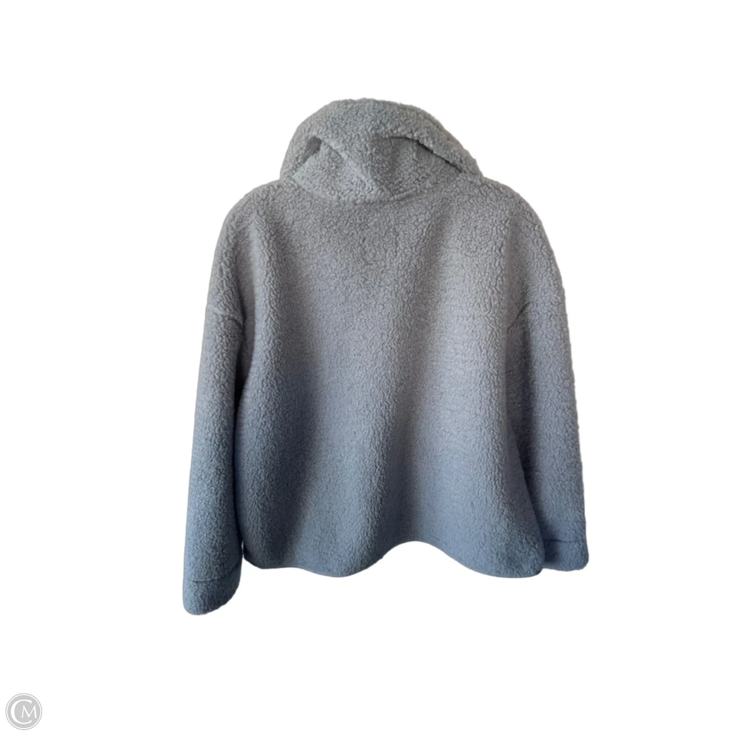 Jacket Fleece By Abercrombie And Fitch In Blue, Size: L