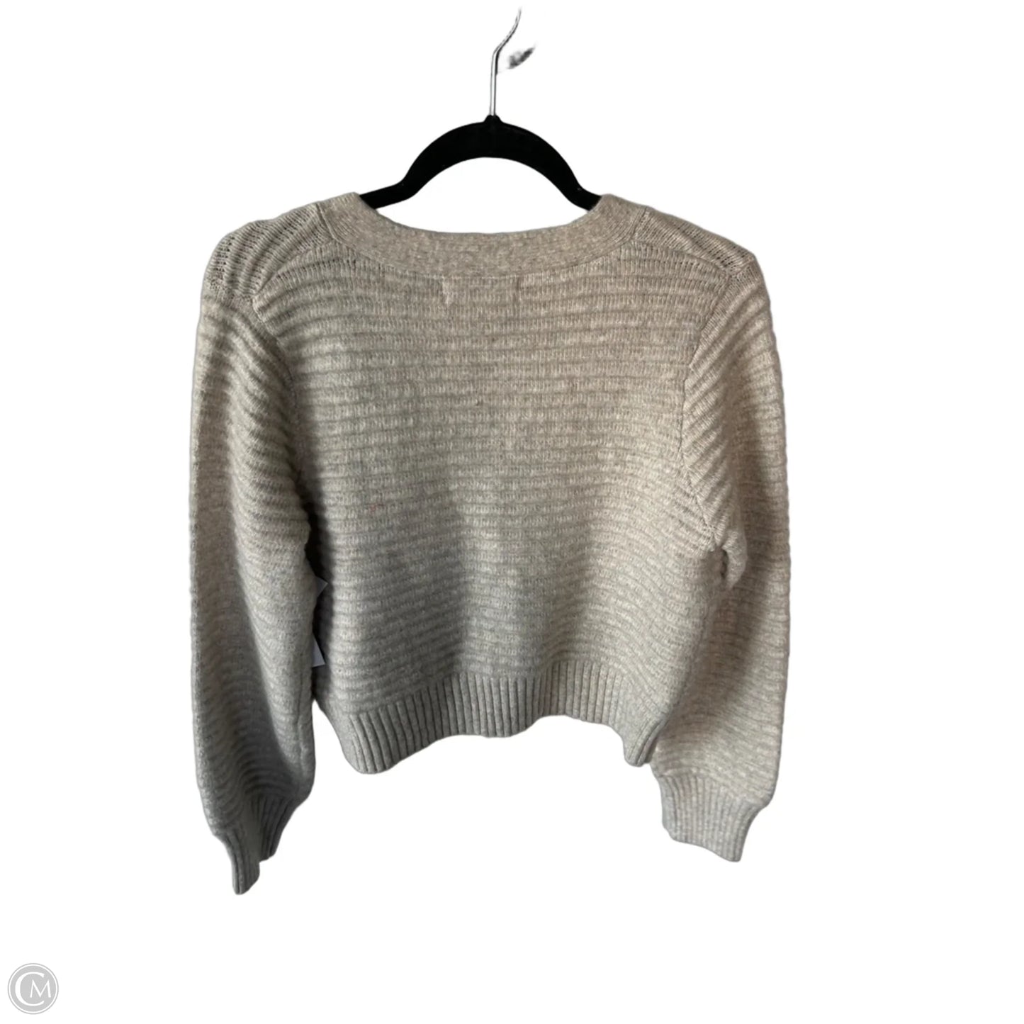 Sweater Cardigan By Happily Grey In Tan, Size: L