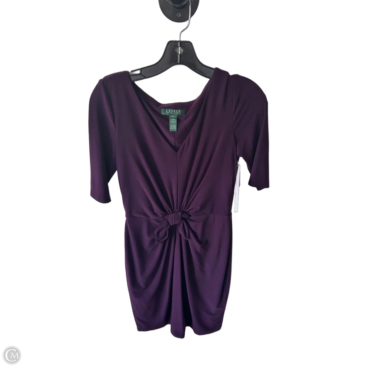 Dress Work By Lauren By Ralph Lauren In Purple, Size: S