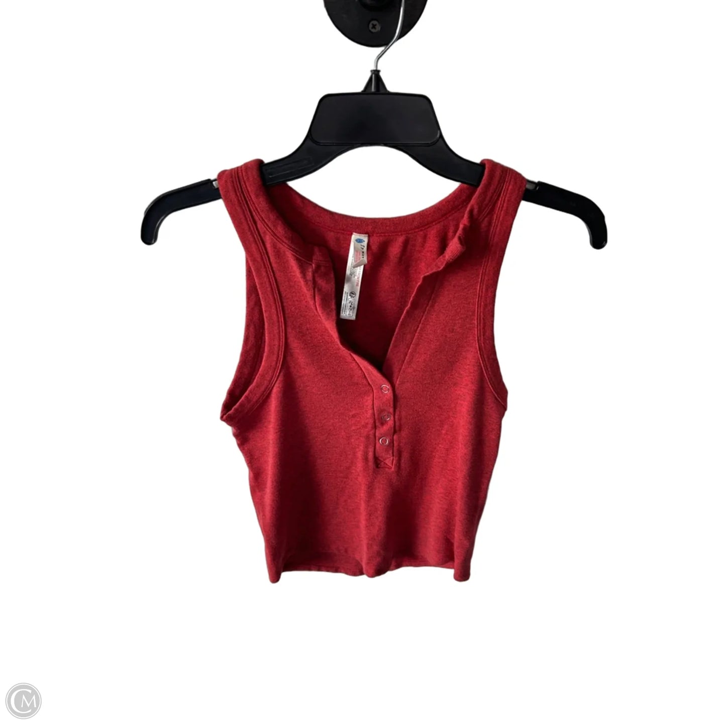 Top Sleeveless By Free People In Red, Size: M