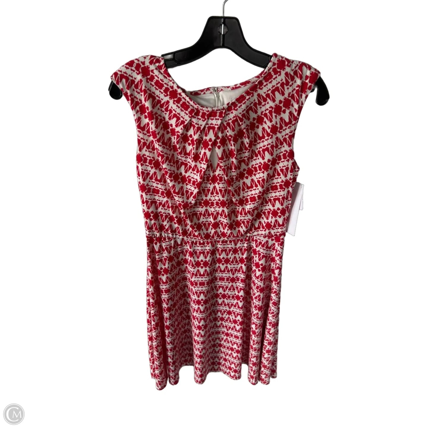 Dress Work By Clothes Mentor In Red & White, Size: M