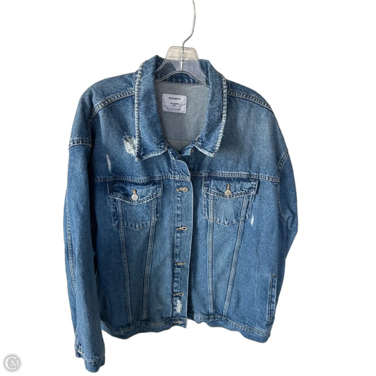 Jacket Denim By Old Navy In Blue Denim, Size: Xxl