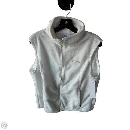 Vest Fleece By Columbia In White, Size: Xl